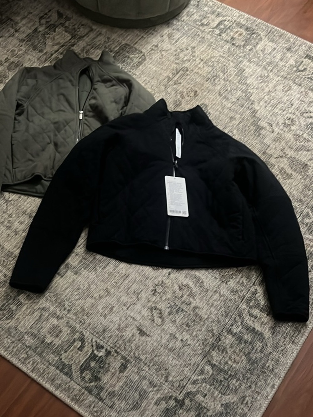 Lululemon Quilted Cropped Jacket - Black